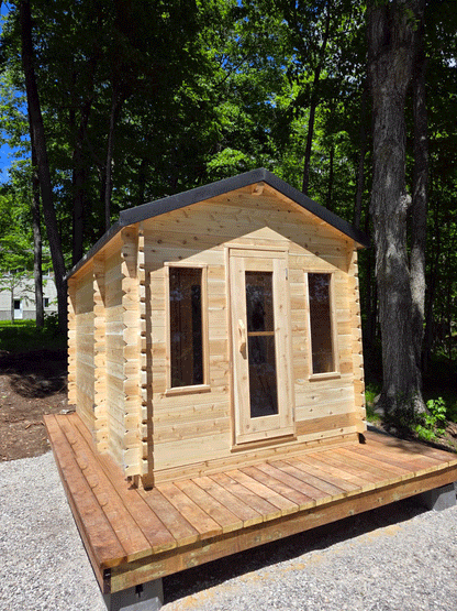 Canadian Timber Georgian Cabin with Changeroom