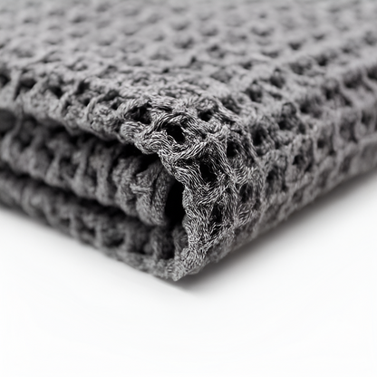 Obsidian Weave Waffle Spa Towel Set