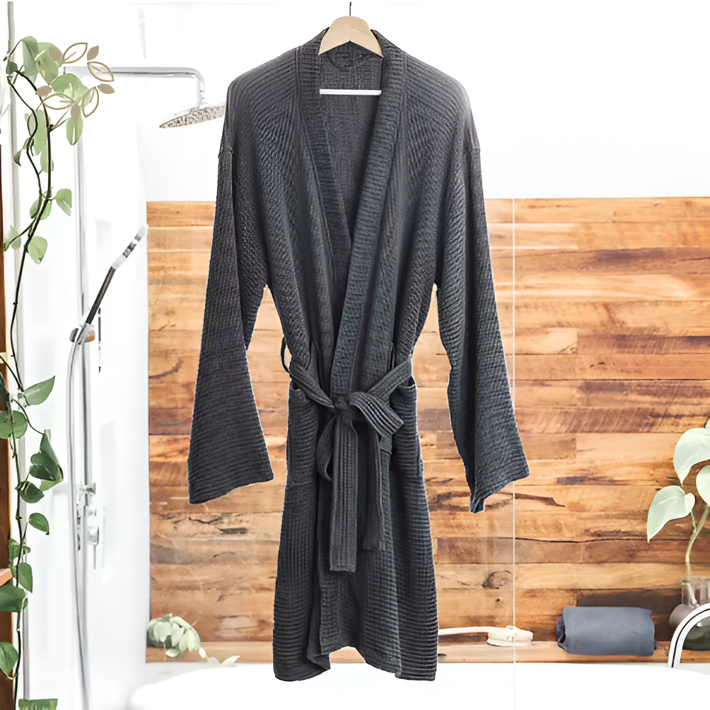 Verdant & Lune Waffle-Knit Spa Robe Collection