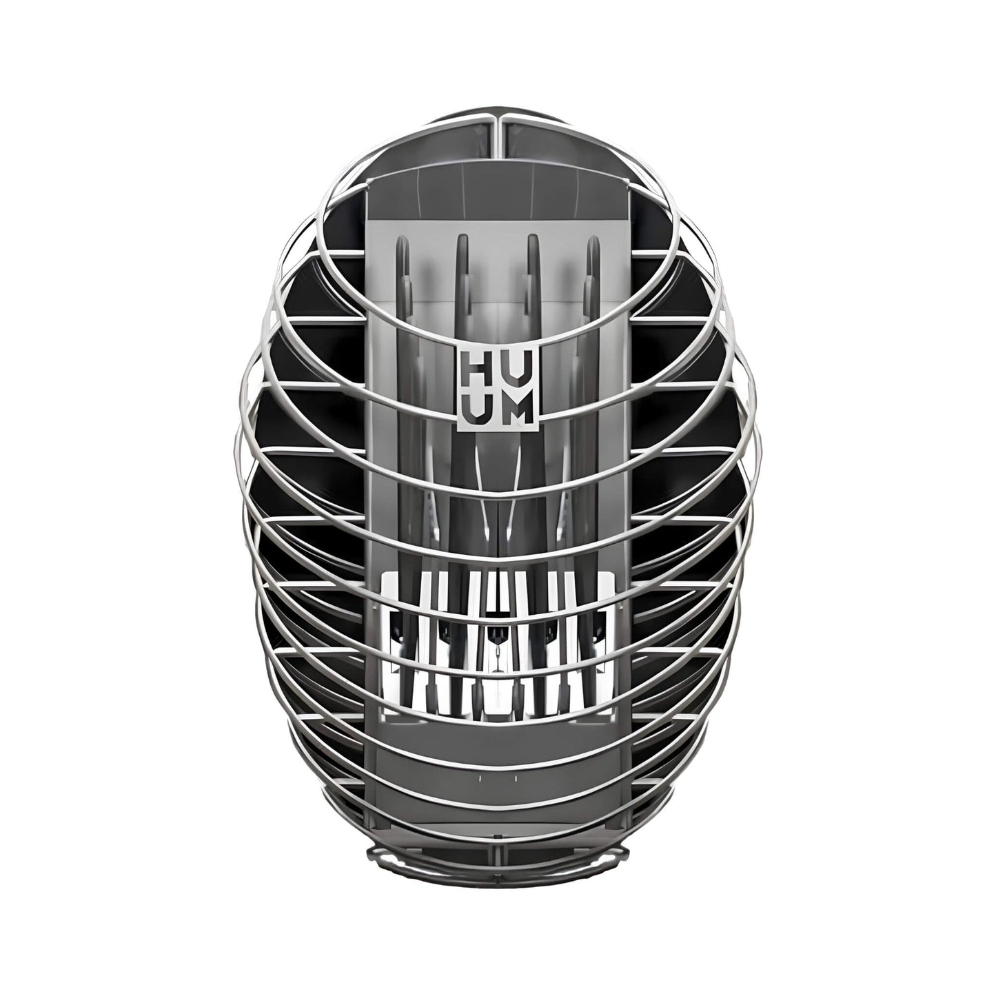 Huum Drop 240V SGS Listed Wall Mount Sauna Heater With UKU Digital Controller & Sauna Stones (SAK43120)